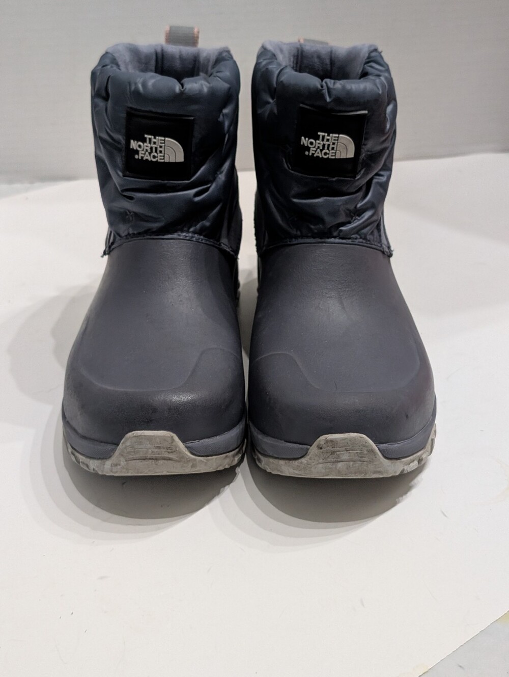 The North Face Women's 9.5 Ankle Boots Blue-Gray Yukiona Waterproof Snow